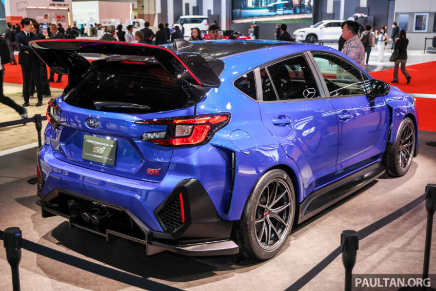 Subaru Performance-B and Performance-E STI concepts preview future petrol, electric WRX STIs 1989398