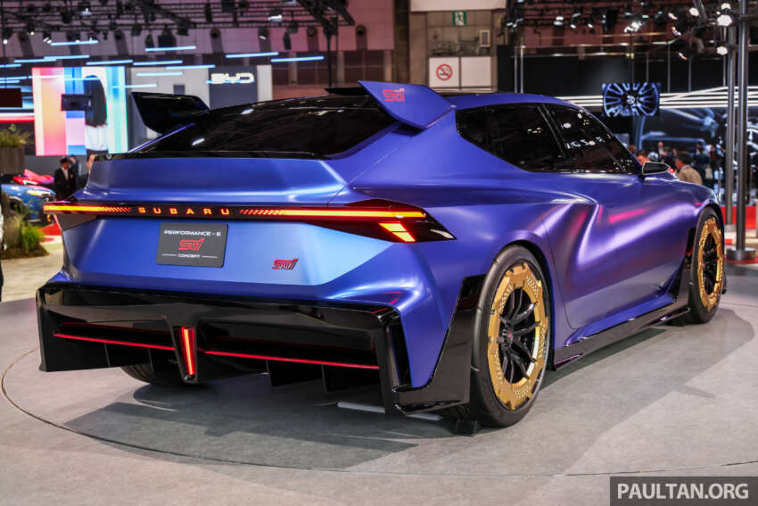 Subaru Performance-B and Performance-E STI concepts preview future petrol, electric WRX STIs 1989416