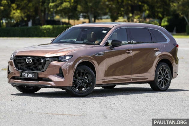 Mazda CX-80 2.5G PHEV AWD in Malaysia – three-row SUV, captain seats, 65 km NEDC EV range; RM297k