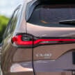Mazda CX-80 2.5G PHEV AWD in Malaysia – three-row SUV, captain seats, 65 km NEDC EV range; RM297k