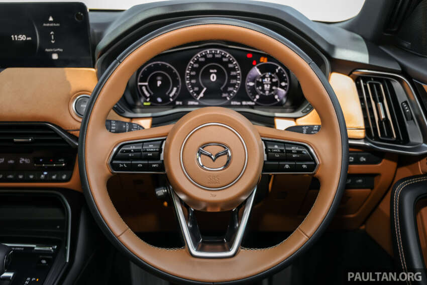 Mazda CX-80 2.5G PHEV AWD in Malaysia – three-row SUV, captain seats, 65 km NEDC EV range; RM297k 1981552