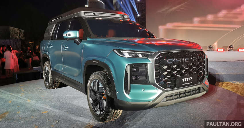 Chery T1TP concept shown in China – unibody pick-up truck converts to seven-seater SUV; to debut 1H 2026 1985111