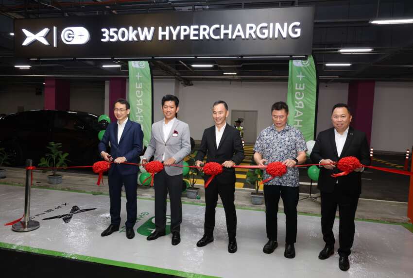 Charge+ and Xpeng launch 350 kW DC charger at KL Eco City Mall – ‘hypercharging hub’ is KL’s fastest 1985335