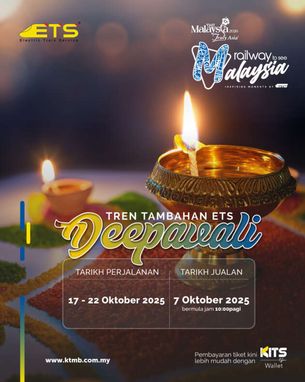 Two additional KTM ETS services this Deepavali