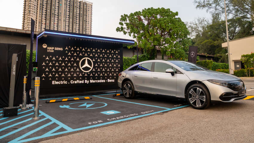 Mercedes-Benz Malaysia, DC Handal unveil Hap Seng Star-branded 22 kW AC chargers at Bamboo Hills 1980311