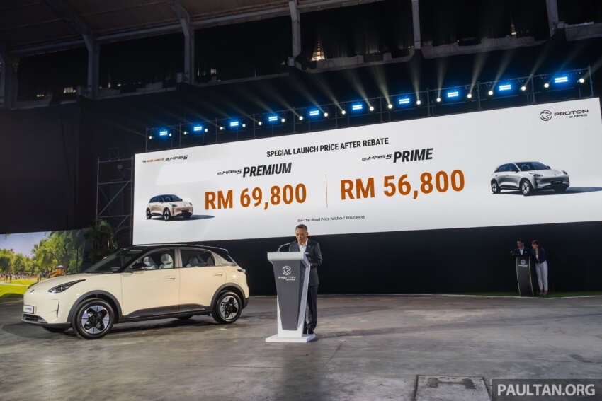 Proton eMas 5 launched – RM57k for Prime with 225 km range, RM70k for Premium with 325 km range 1989822