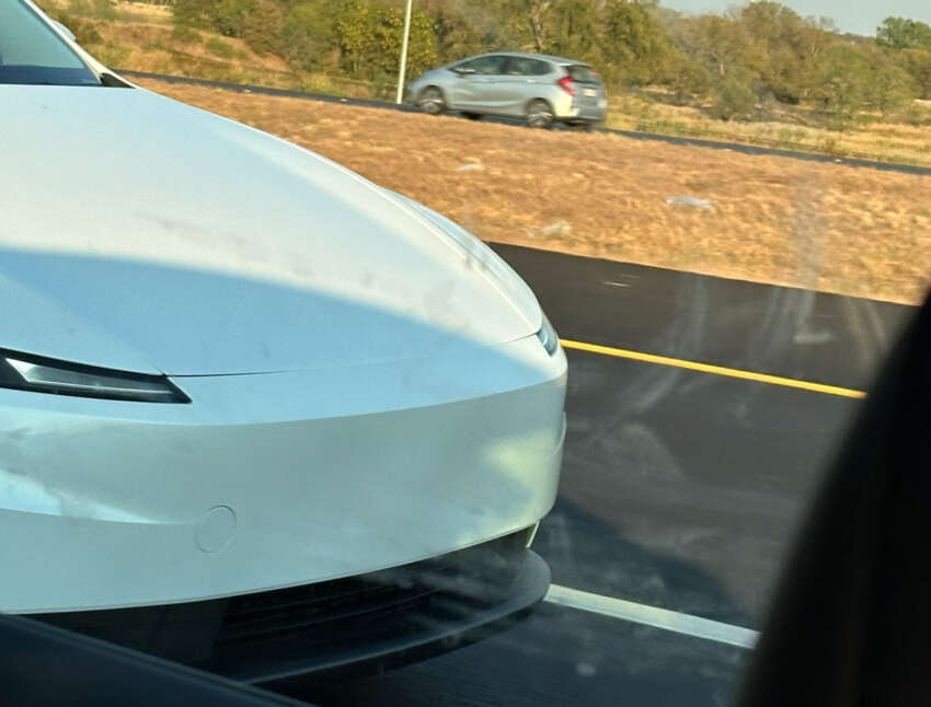 Tesla Model Y Standard seen ahead of debut – more affordable variant with wheel covers, no front light bar 1979421