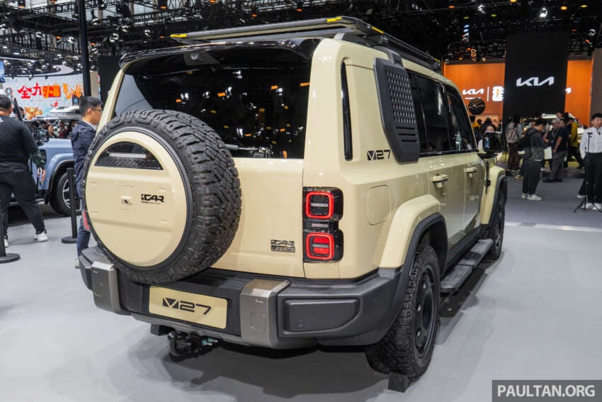 iCaur V27 debuts in Guangzhou – 5-seat D-segment REEV SUV with Land Cruiser styling, 200 km EV range 2003081