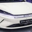 BYD Seal 6 EV in Ivory Gold at ACE 2025 – Premium only, same price at RM116,500; limited to 100 units
