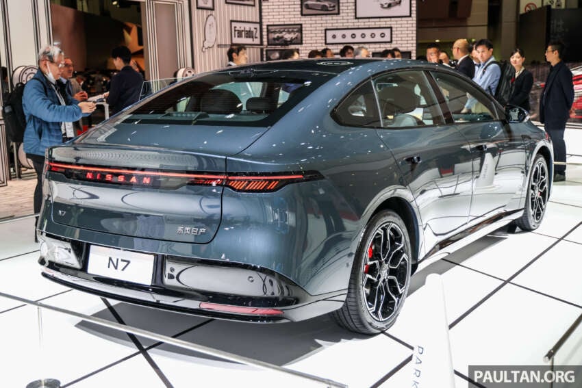 Nissan N7 on display in Japan – EV sedan based on a Dongfeng with up to 635 km CLTC; fr RM70k in China 1996457