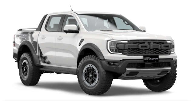 Ford Ranger Raptor Sport in Malaysia – 397 PS 3.0L EcoBoost V6 petrol, beadlock-ready wheels; RM274k