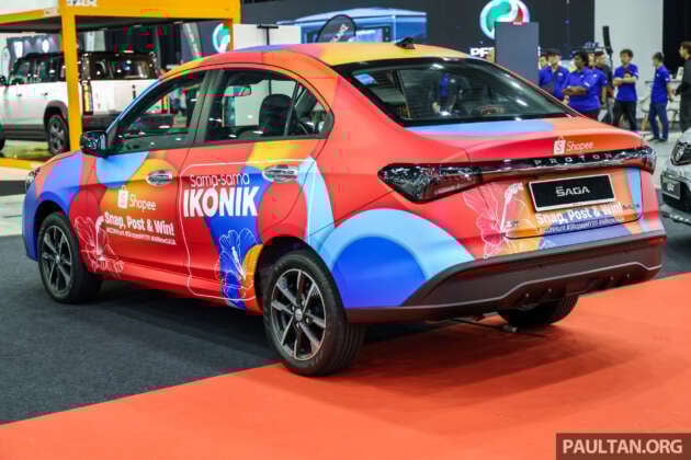 Proton Saga MC3 2026 sedang dipamerkan di ACE 2025 yang berlangsung SCCC bermula 8 hingga 9 Nov
