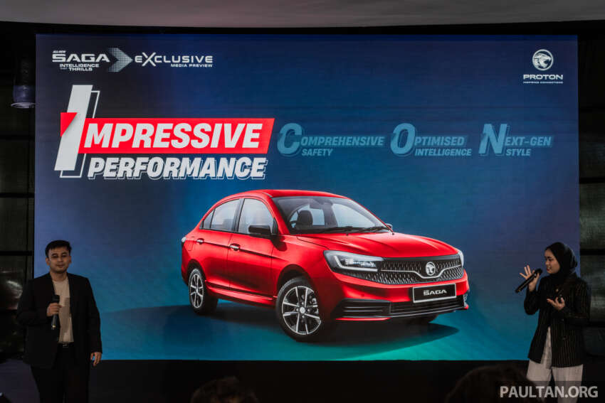 2026 Proton Saga MC3 Premium, Executive full details: 120 PS/150 Nm 1.5L, timing chain, 4AT or Punch CVT 1990773