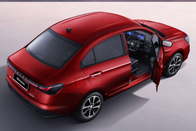 2026 Proton Saga MC3 – new images; 1.5L NA i-GT 4cyl, CVT combo confirmed; 4.9 litres per 100 km