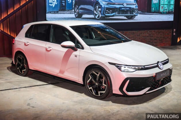 Volkswagen Golf Mk8.5 in Malaysia – R-Line with 150 PS 1.5L MHEV, dry DSG; GTI 265 PS RM250k with VAP