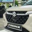 Suzuki Fronx Hybrid launched in Malaysia – 1.5L four-cylinder, ADAS, CBU Indonesia; RM148k on-the-road