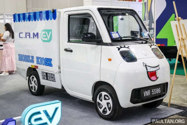 CAM EV Microvan – target launch in Malaysia 2Q 2026, based on Nextem Vaquita, single seater, est RM65,000