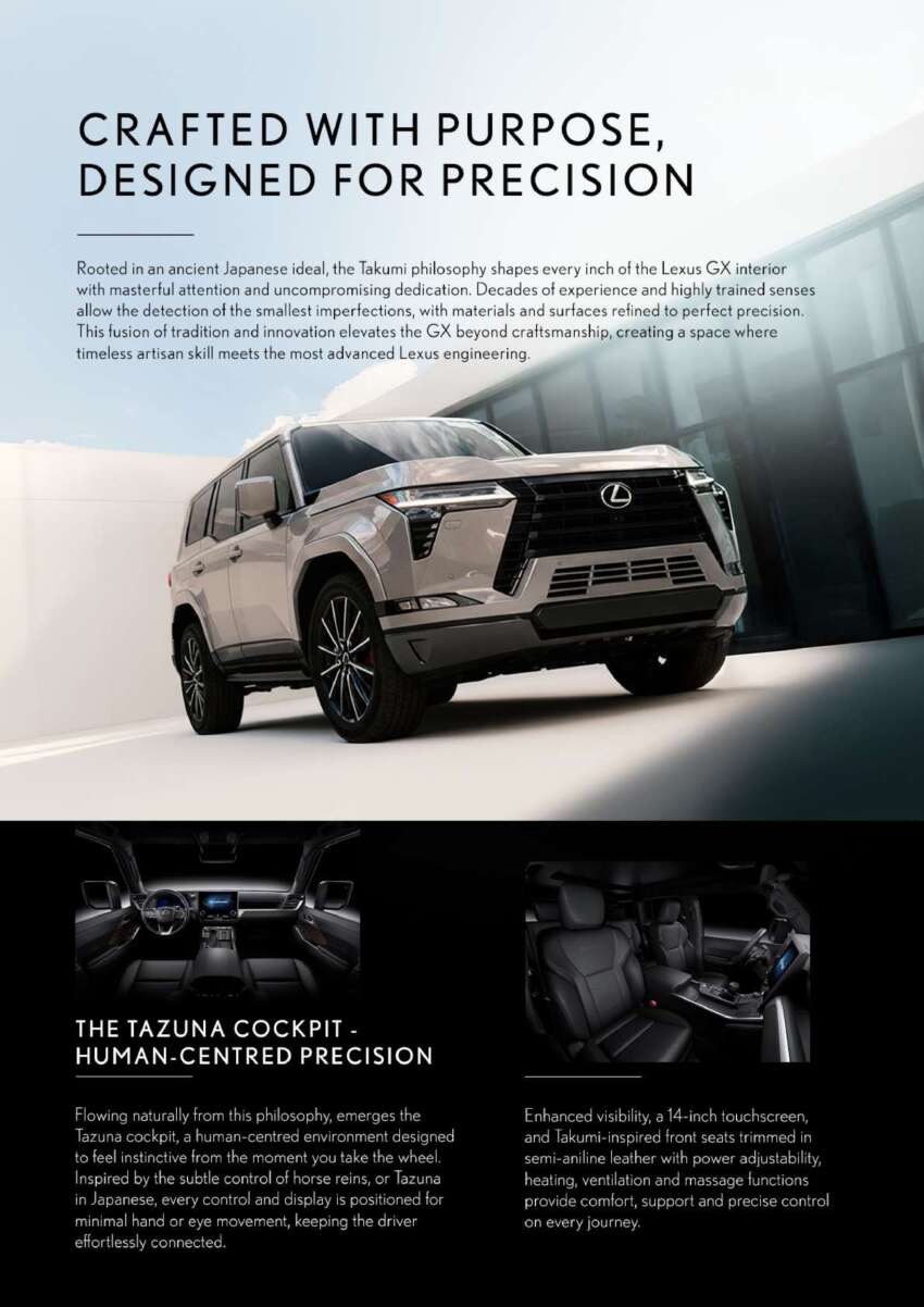 2026 Lexus GX550 in Malaysia – posh Toyota Land Cruiser Prado, 3.5L twin-turbo V6, from RM780k 2007607