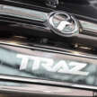 Perodua Traz 2026 dilancar di M’sia — kembar Toyota Yaris Cross, 1.5L NA CVT, varian X/H, dari RM76k