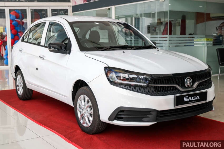 Proton Saga MC3 Standard 2026 – galeri penuh varian paling murah; enjin 1.5L 120 PS/150 Nm, 4AT, RM38k 2007932
