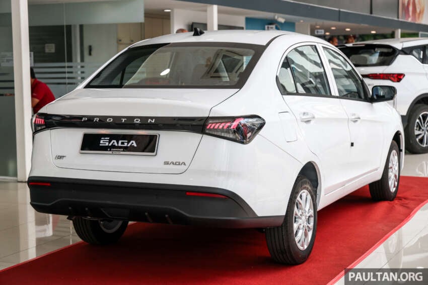 Proton Saga MC3 Standard 2026 – galeri penuh varian paling murah; enjin 1.5L 120 PS/150 Nm, 4AT, RM38k 2007934