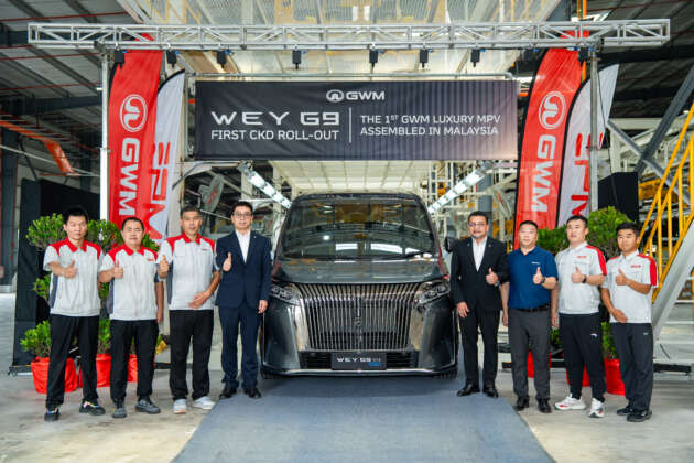 GWM Wey G9 rolls off CKD line – PHEV MPV open for booking, SWB, under RM300k, launch now early 2026