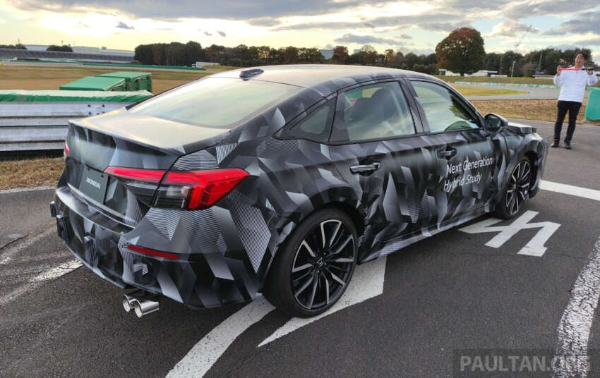 Honda next-gen mid-size platform for Civic/CR-V and new mid-size e:HEV hybrid system sampled in Japan 2007895