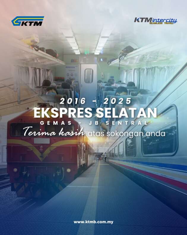 Goodbye KTM Ekspres Selatan – ETS takes over