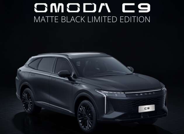 Omoda C9 Matte Black Limited Edition in Malaysia