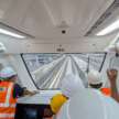 Ujian pertama RTS Link dari depot ke sempadan lancar