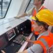 Ujian pertama RTS Link dari depot ke sempadan lancar