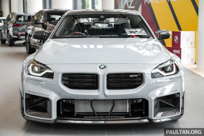 2026 G87 BMW M2 M Performance parts in Malaysia – carbon-fibre exterior parts, titanium silencer; RM132k 2032288