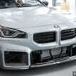 2026 G87 BMW M2 M Performance parts in Malaysia – carbon-fibre exterior parts, titanium silencer; RM132k