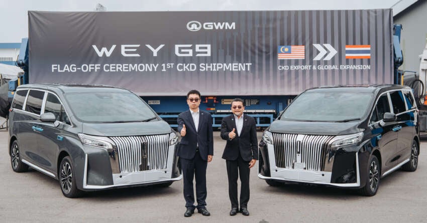 GWM Malaysia ships first CKD units of Wey G9 to Thailand – PHEV MPV to be launched here this month 2031058