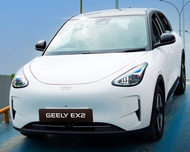 Geely EX2 CKD in Indonesia starts with 46.5% local content, including its battery – to be key ASEAN base