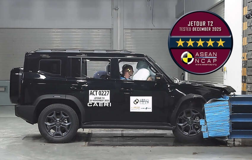 Jetour T2 secures five-star ASEAN NCAP safety rating, report says CKD, two variants, ADAS top variant only? 2022131