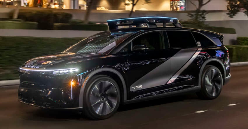 Lucid Gravity 6-passenger robotaxi unveiled at CES 2026 –  to enter service in San Francisco, US this year 2019721