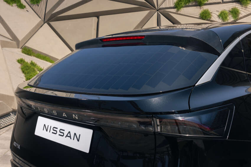 Nissan Ariya charges via solar panels – 23 km of free range per day, up to 65% fewer charging stops 2031915