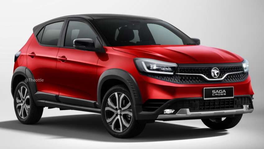 Proton Saga Cross rendered again by Theophilus Chin with MC3 styling – AMA, 1.5L i-GT 4-cyl, hybrid too? 2031603