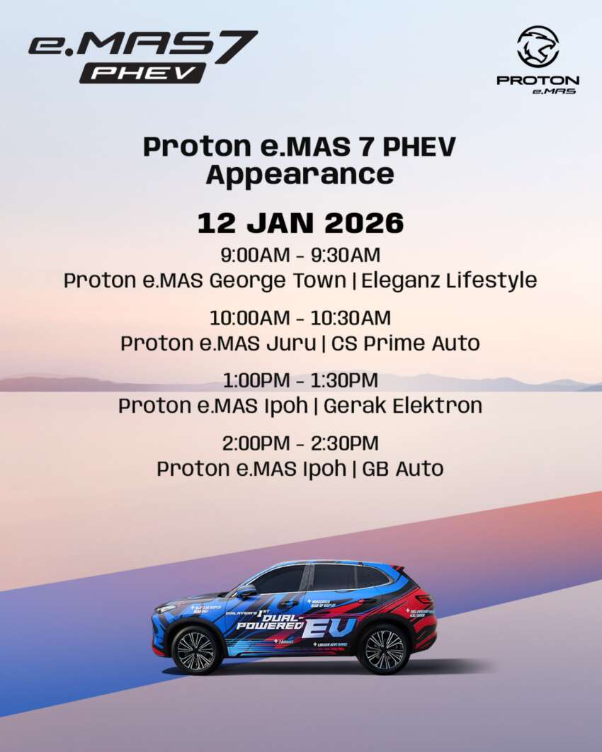 Proton eMas 7 PHEV teaser – “dual-powered EV” to do Penang – JB – Shah Alam 1,000 km drive livestream 2022584
