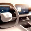2026 Volkswagen ID. Polo cabin shown – EV hatchback brings back wider use of buttons for key functions