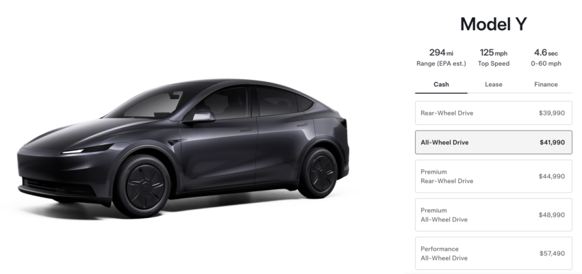 2026 Tesla Model Y AWD revealed – base model drops Standard name; 0-100 km/h 4.8 secs, 473 km range 2037096