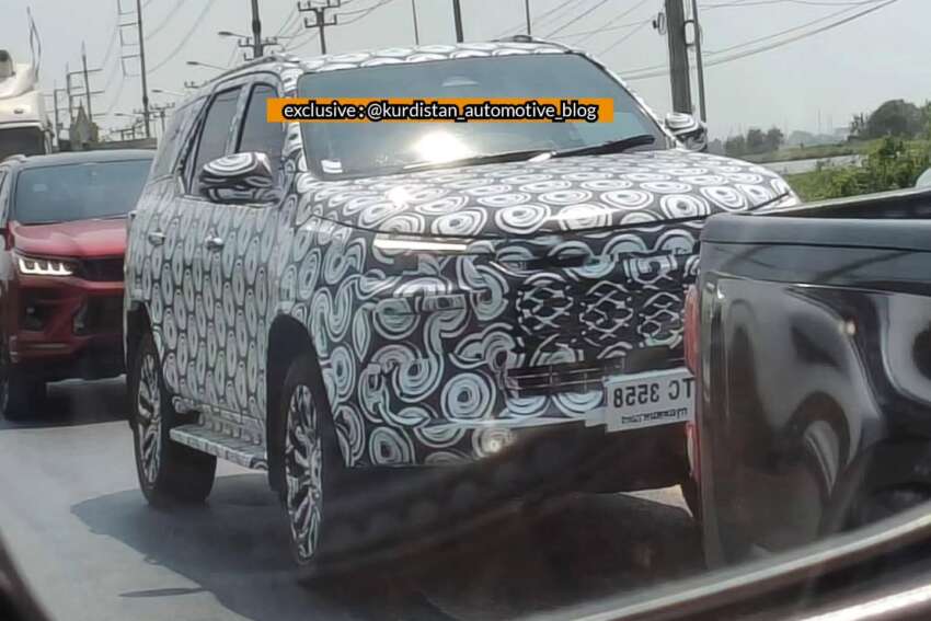 2026 Toyota Fortuner spied – based on new Hilux, heavy facelift with carryover body structure 2044204