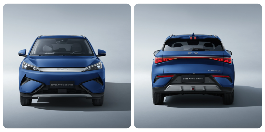 BYD Atto 3 Evo unveiled for Europe – switches to RWD, 800V, 74.8 kWh, up to 510 km WLTP; 449 PS AWD 2040424