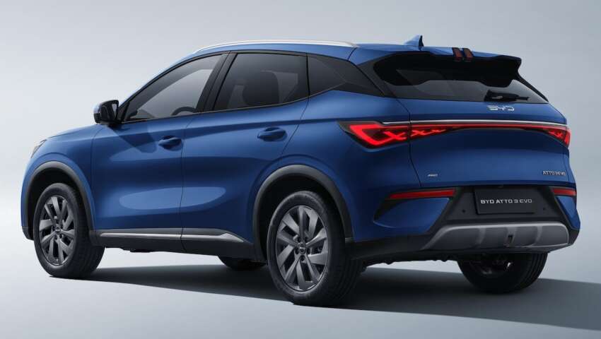 BYD Atto 3 Evo unveiled for Europe – switches to RWD, 800V, 74.8 kWh, up to 510 km WLTP; 449 PS AWD 2039686
