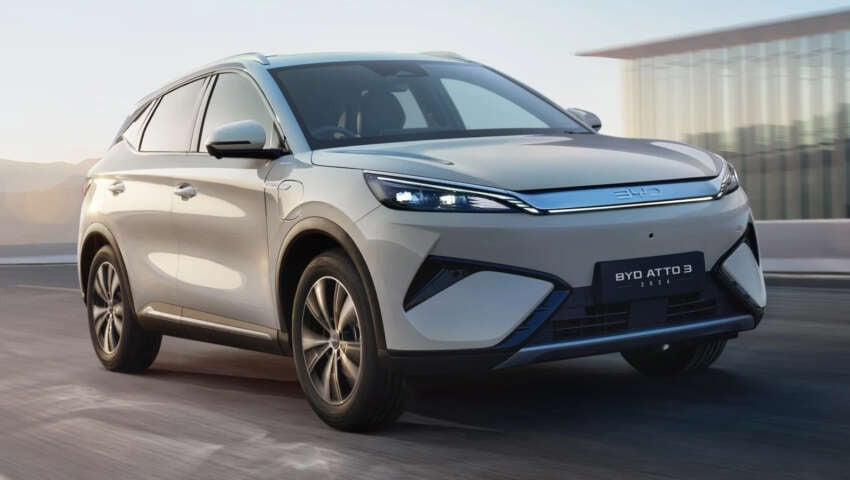 BYD Atto 3 facelift in HK – still FWD, 204 PS, 420 km WLTP range, but with faster 105 kW DC charging 2043950