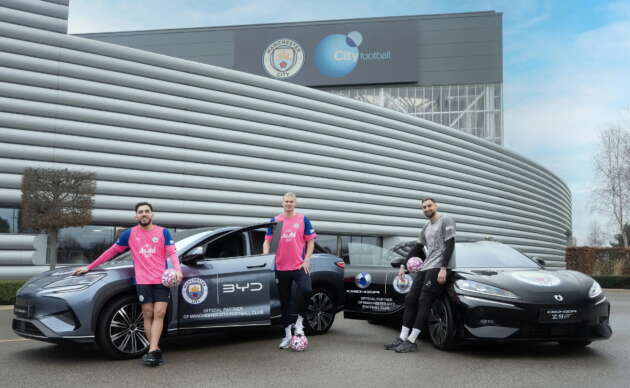 BYD now Manchester City’s official automotive partner – inks multi-year deal for branding, to supply vehicles