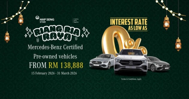 Hap Seng Star <em>Riang Ria Raya</em> – get a Mercedes-Benz Certified Pre-owned vehicle from as low as RM138,888!