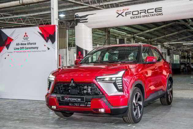 First Mitsubishi Xforce rolls off Pekan assembly line – bookings to open this week for 1.5L B-segment SUV