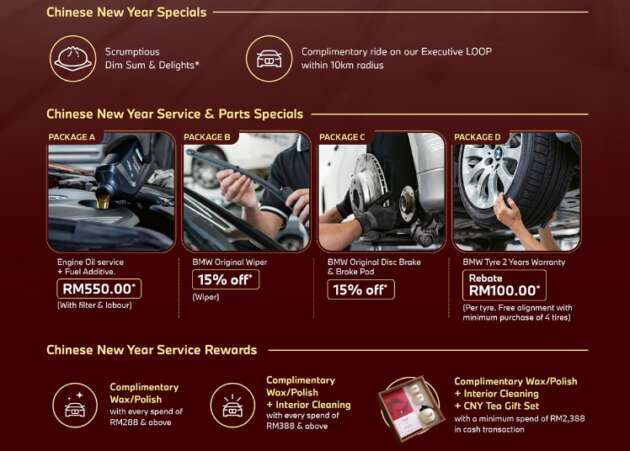 Service your BMW this CNY with Performance Motors, powered by Sime Motors, and get a variety of rewards!
